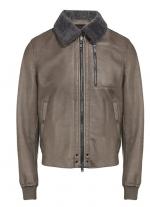 Gerkerb Leather Designer Shearling Jacket