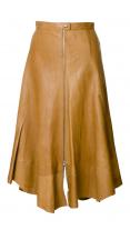 Olivex Long Leather Skirt