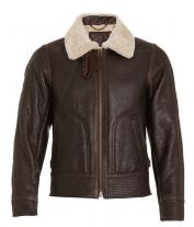 Lodestone  Shearling  Aviator Bomber Jacket 