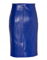 Sooty Azure Pencil Skirt - Leather4sure Leather Pencil Skirts