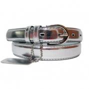 Darina Silver Leather Belt