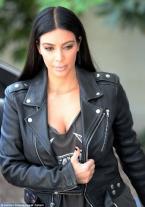 Kim Kardashian Leather Jacket