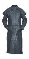 Anthrazit Duster Long Leather Coat