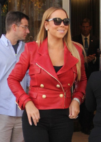 Mariah Carey Leather Jacket