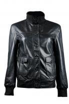 Brunex Black Bomber Jacket