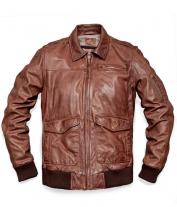 Chrominiz Brown Bomber Varsity Jacket