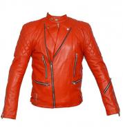 Frenser Red Motorcycle Jacket