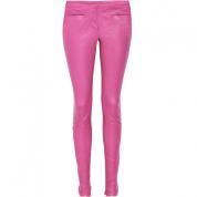 Sophia Pink Leather Pants