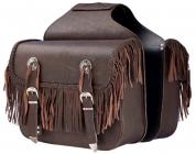 Timans Brown Leather Saddle Bag