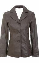 Anastasia Blaze Leather Blazer