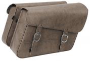 Timur Brown Leather Saddle Bag