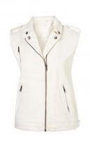 Rappe White Moto Jacket