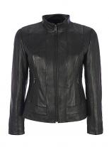 Jengo Plus Sized Leather Jacket