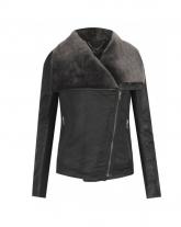 Pucteric Shearling Bomber Jacket