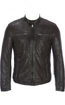 Distressed Gorshkov Leather Jacket