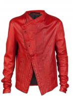 Drapin Red Motorcycle Jacket