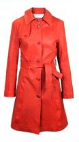 Rubori Red Leather Coat