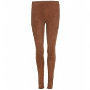 Dolfee Suede Leather Pants