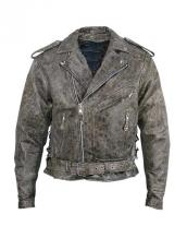 Helic Distressed Armoured Motorcycle Jacket