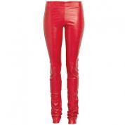 Respa Skinny Red Leather Pants