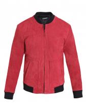 Aello Red Suede Jacket