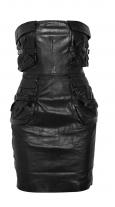 Betrys Plus Size Leather Dress