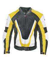 Haze Yellow Biker Leather Jacket