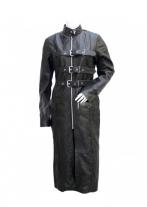 Puro Full Length Long Leather Coat
