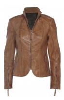 Sienna Tan Leather Jacket