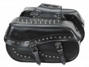 Nirumes Leather Studded Saddle Bag