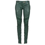 Swana Green Leather Pants