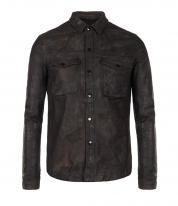 Commudus Men Leather Shirt