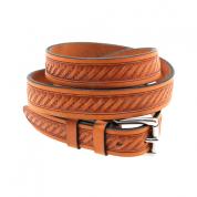 Sumtrix Tan Custom Leather Belt