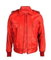 Leroux Red Bomber Jacket 