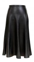 Chibac Long Leather Skirt