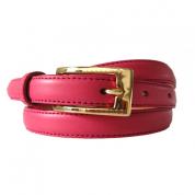 Lipsticz Pink Leather Belt