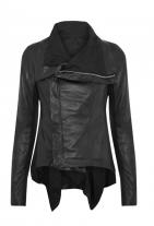 Venky Black Designer Motorcycle Jacket