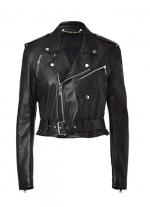 Eros Cropped Biker Jacket